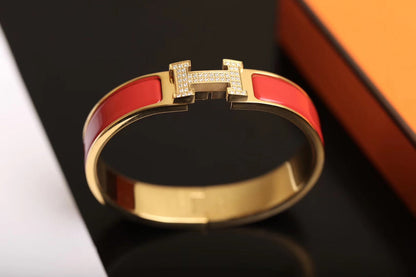 [Resenly Jewelry]H BRACELET GOLD DIAMOND