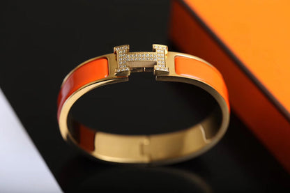 [Resenly Jewelry]H BRACELET GOLD DIAMOND
