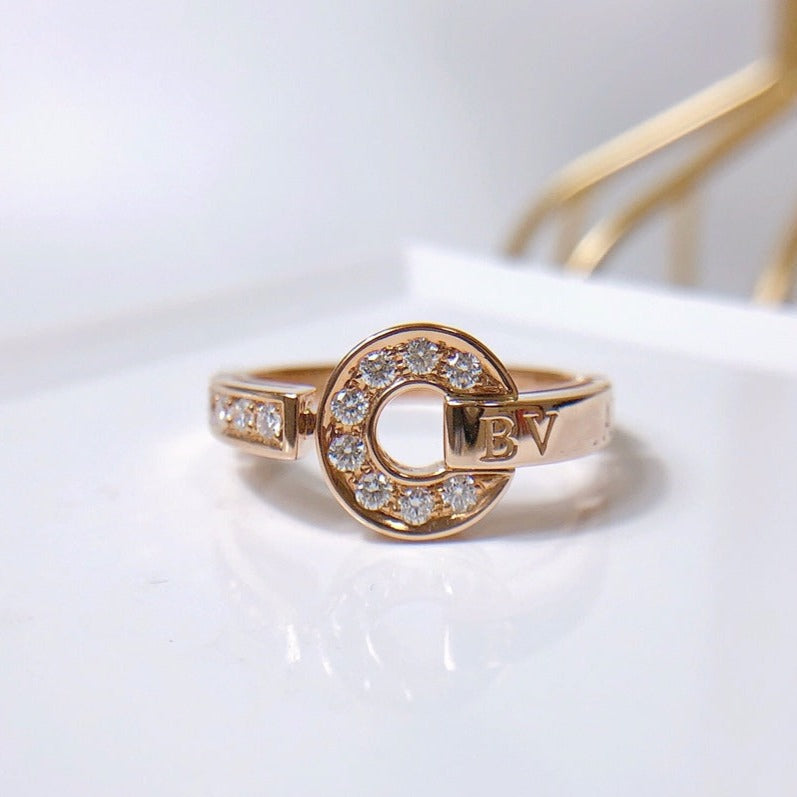 [Resenly Jewelry]DREAM RING DIAMOND PINK GOLD