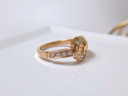 [Resenly Jewelry]DREAM RING DIAMOND PINK GOLD