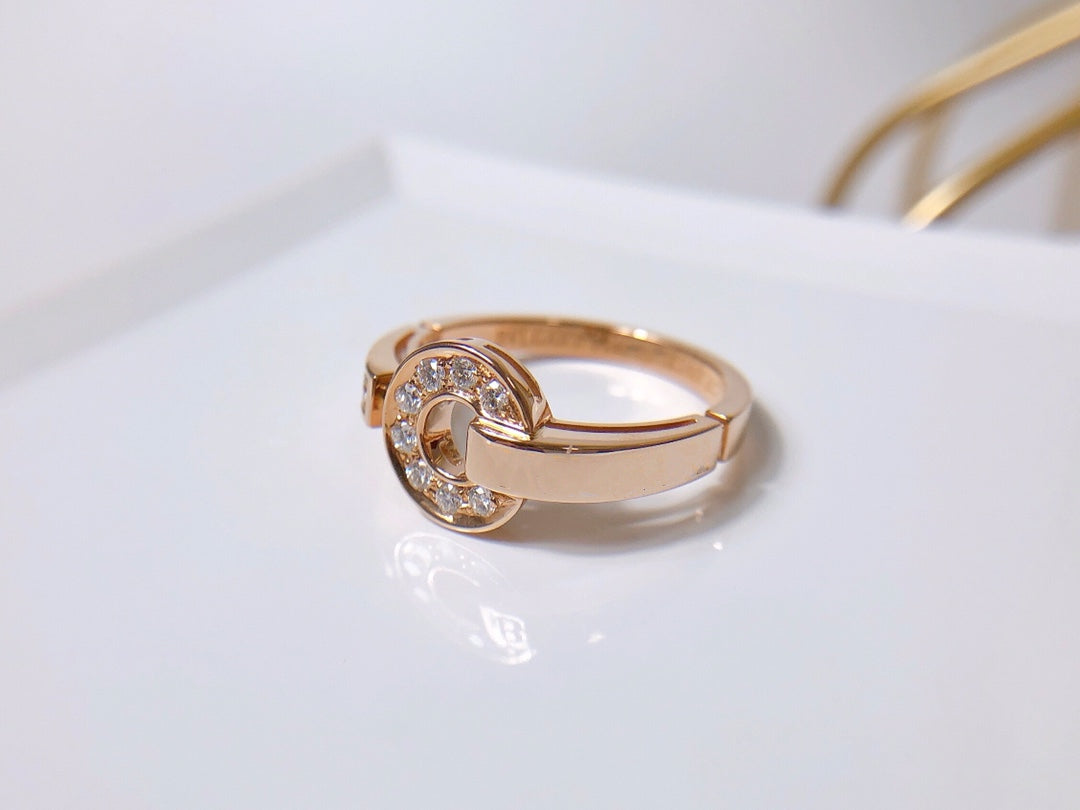 [Resenly Jewelry]DREAM RING DIAMOND PINK GOLD