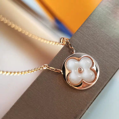 [Resenly Jewelry]SUN MOP GOLD 1 DIAMOND NECKLACE
