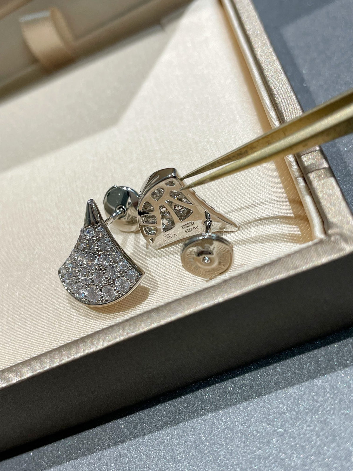 [Resenly Jewelry]DREAM STUD EARRINGS DIAMOND