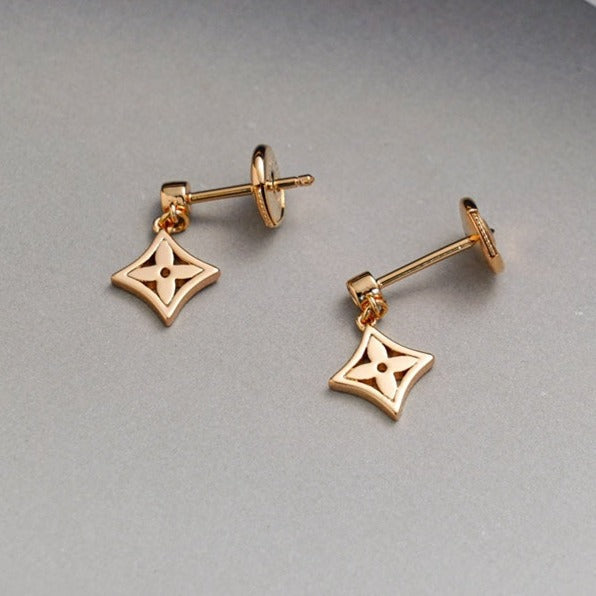[Resenly Jewelry]STAR EARRINGS GOLD