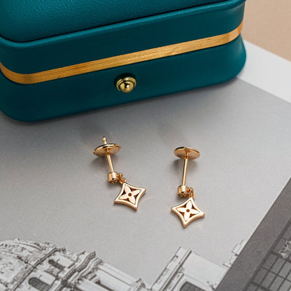 [Resenly Jewelry]STAR EARRINGS GOLD