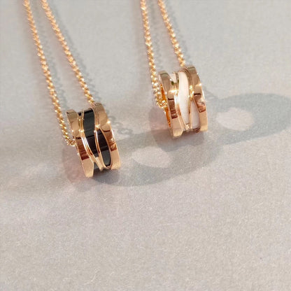 [Resenly Jewelry]ZERO 1 NECKLACE PINK GOLD