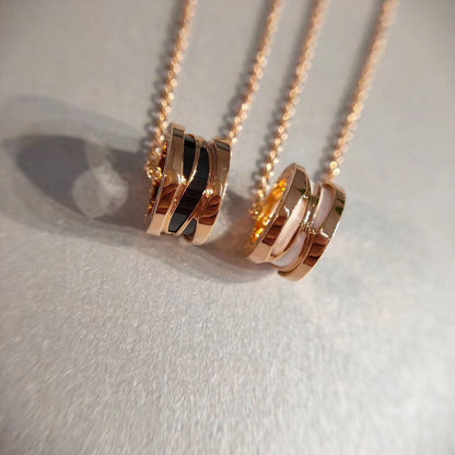 [Resenly Jewelry]ZERO 1 NECKLACE PINK GOLD