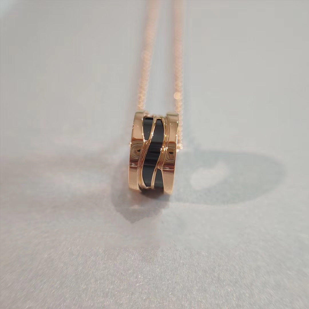[Resenly Jewelry]ZERO 1 NECKLACE PINK GOLD