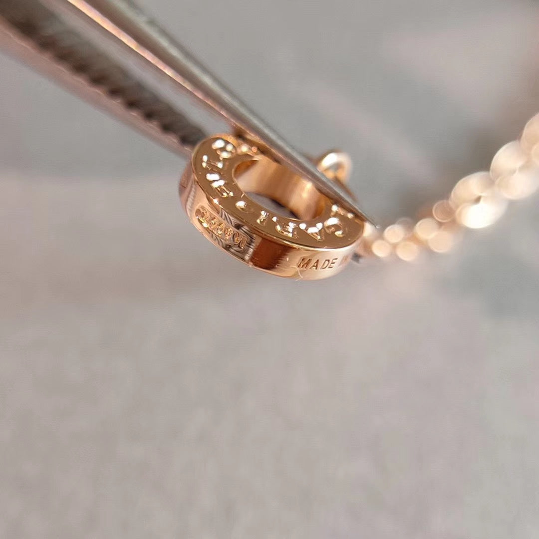 [Resenly Jewelry]ZERO 1 NECKLACE PINK GOLD