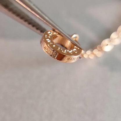 [Resenly Jewelry]ZERO 1 NECKLACE PINK GOLD