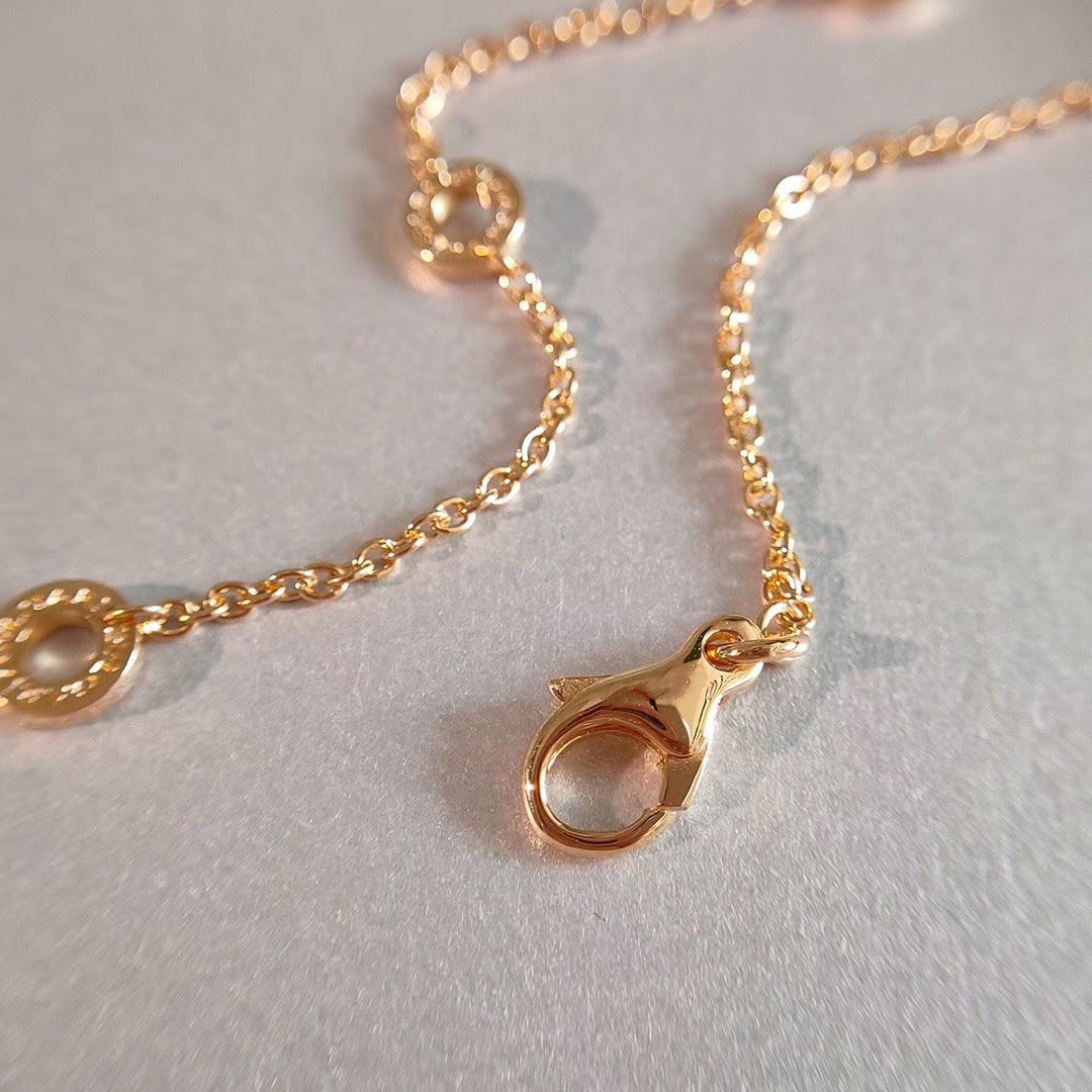 [Resenly Jewelry]ZERO 1 NECKLACE PINK GOLD