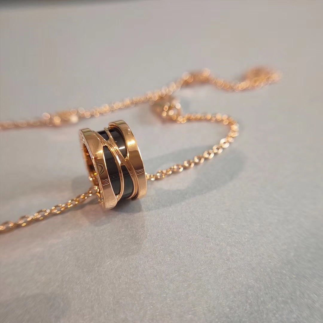 [Resenly Jewelry]ZERO 1 NECKLACE PINK GOLD