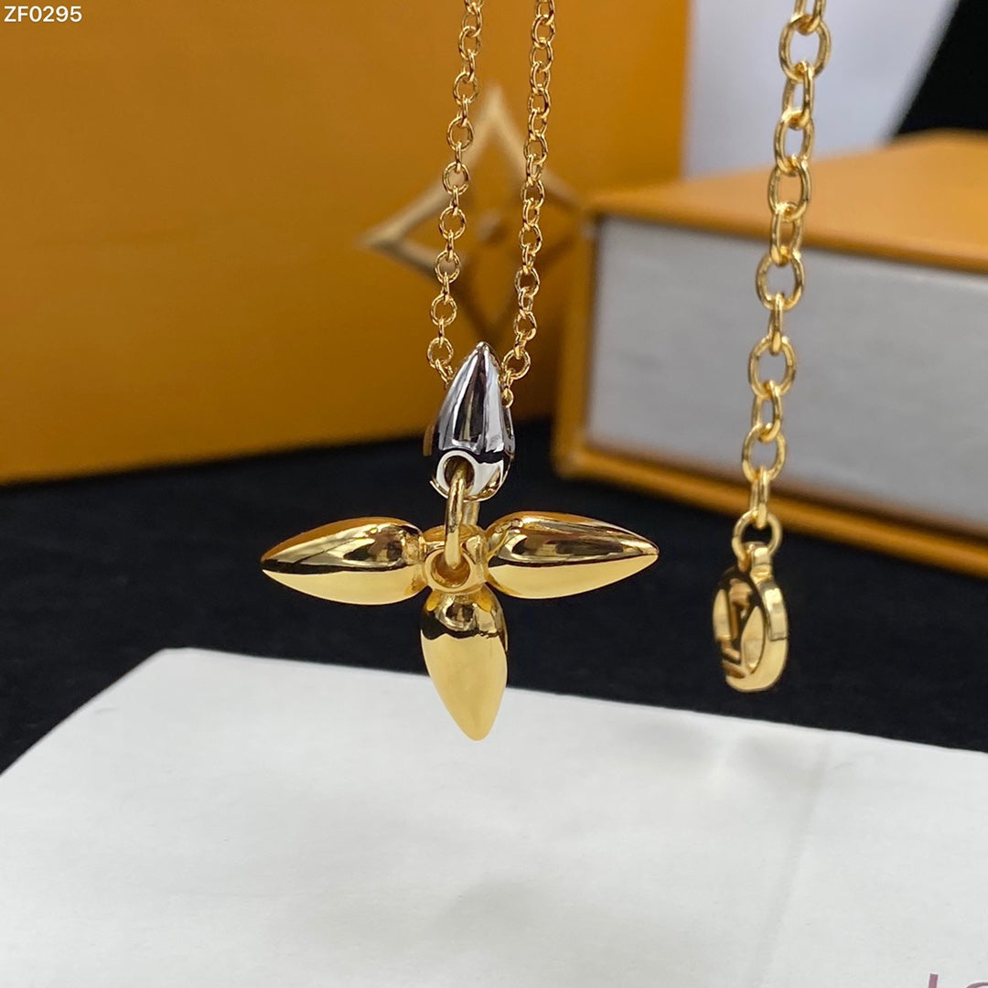 [Resenly Jewelry]LOUISETTE PEDANT GOLD NECKLACE