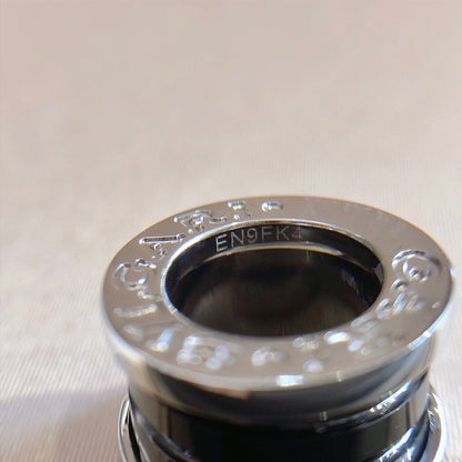 [Resenly Jewelry]ZERO 1 BLACK CERAMIC SILVER NECKLACE