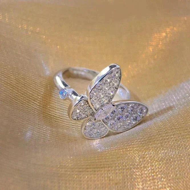 [Resenly Jewelry]BUTTERFLY DIAMOND RING
