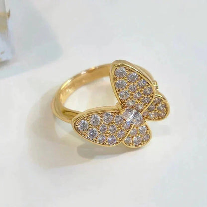 [Resenly Jewelry]BUTTERFLY DIAMOND RING