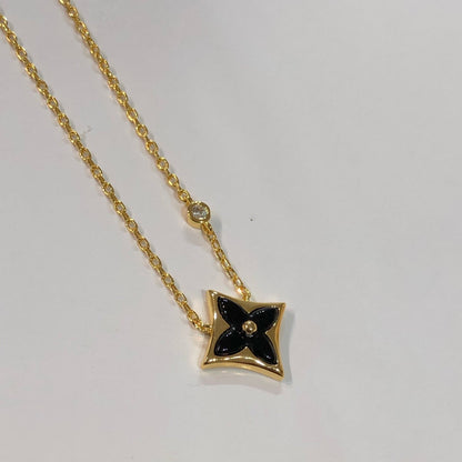 [Resenly Jewelry]STAR BLACK MOP NECKLACE