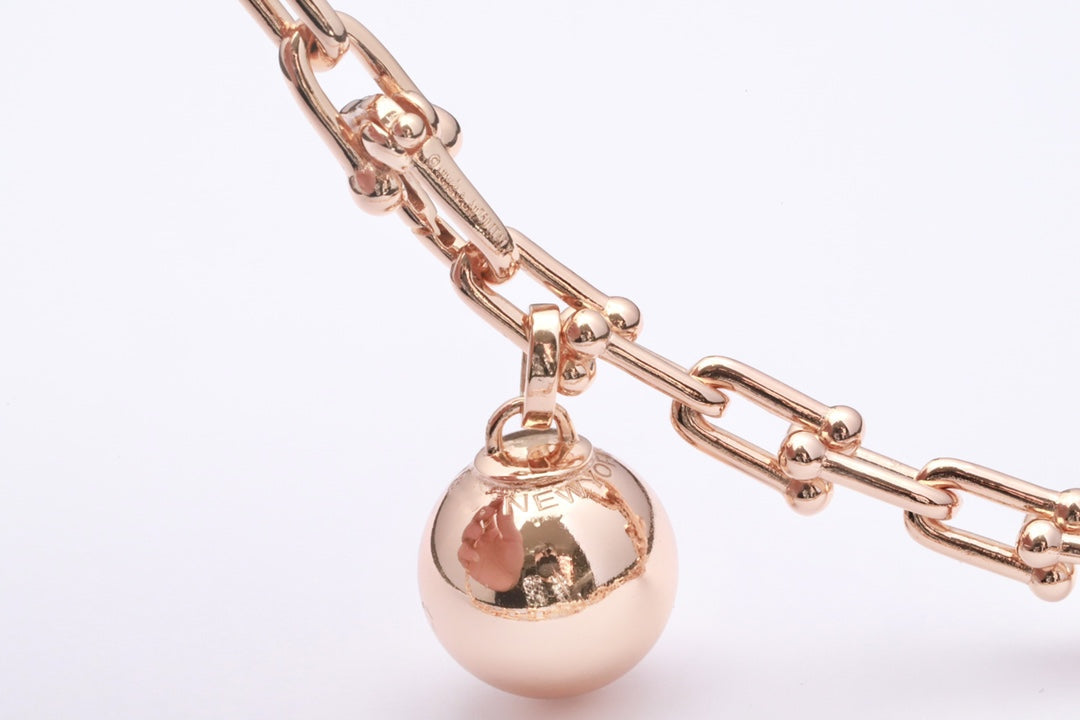 [Resenly Jewelry]HARDWEAR WRAP PINK GOLD BRACELET