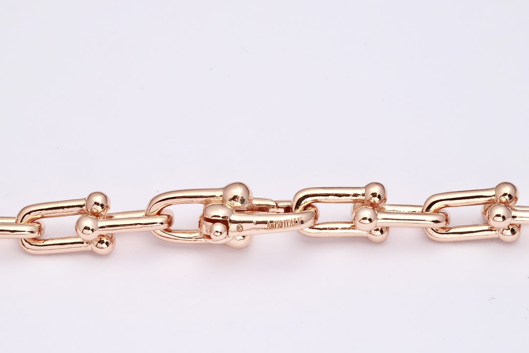 [Resenly Jewelry]HARDWEAR PINK GOLD WRAP NECKLACE