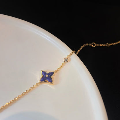 [Resenly Jewelry]COLOR STAR PINK GOLD DIAMOND BRACELET