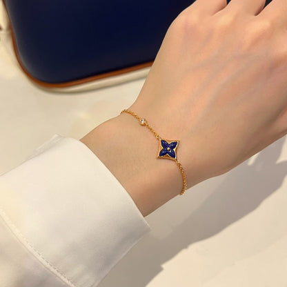 [Resenly Jewelry]COLOR STAR PINK GOLD DIAMOND BRACELET