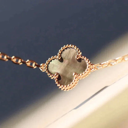 [Resenly Jewelry]CLOVER 20 MOTIFS LASER DIAMOND NECKLACE