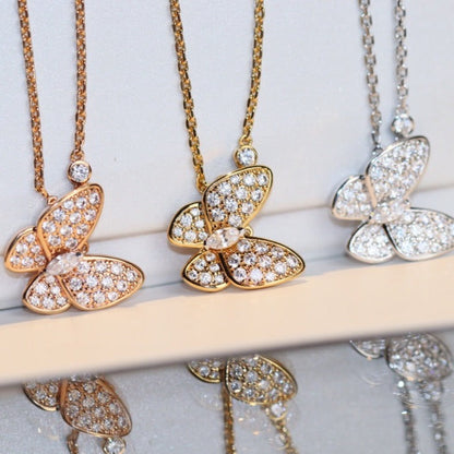 [Resenly Jewelry]BUTTERFLY DIAMOND NECKLACE