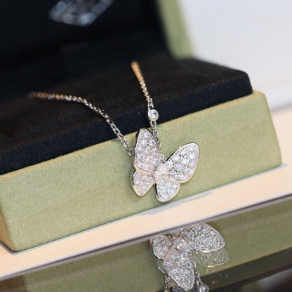 [Resenly Jewelry]BUTTERFLY DIAMOND NECKLACE