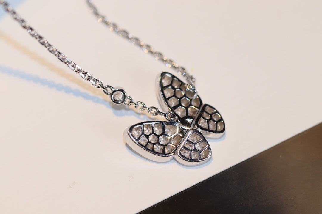 [Resenly Jewelry]BUTTERFLY DIAMOND NECKLACE