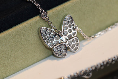 [Resenly Jewelry]BUTTERFLY DIAMOND NECKLACE