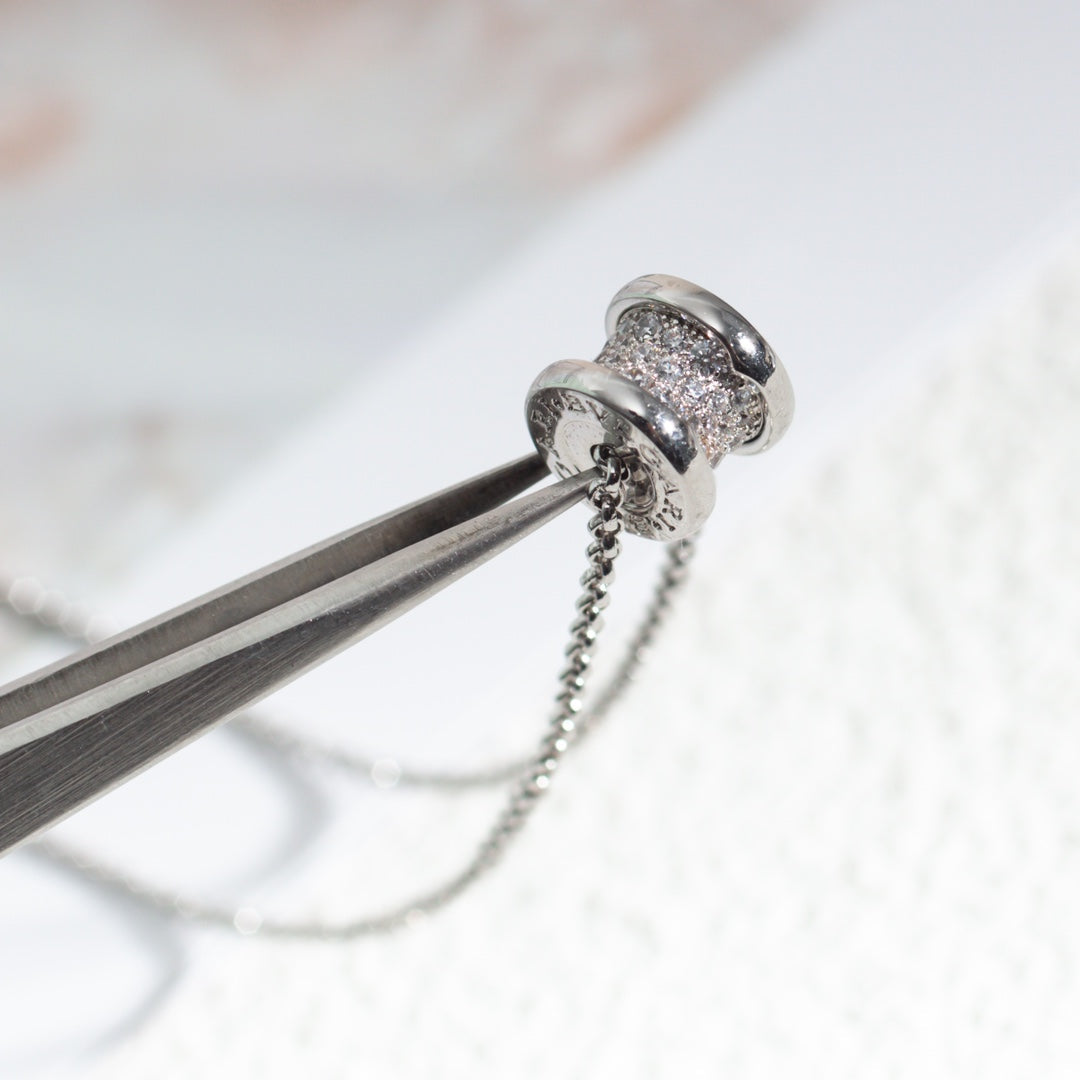 [Resenly Jewelry]ZERO 1 SILVER DIAMOND NECKLACE