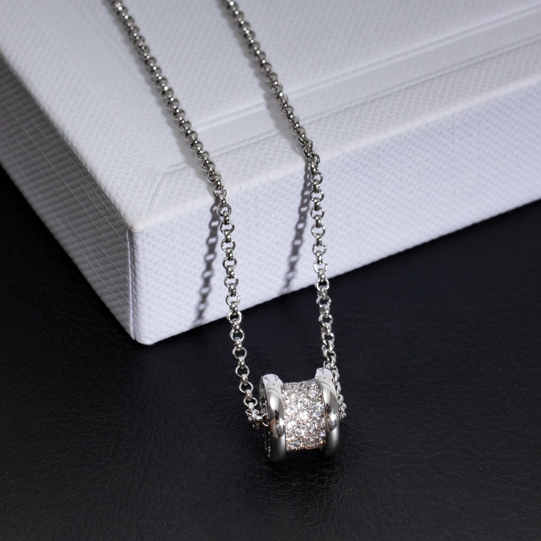 [Resenly Jewelry]ZERO 1 SILVER DIAMOND NECKLACE