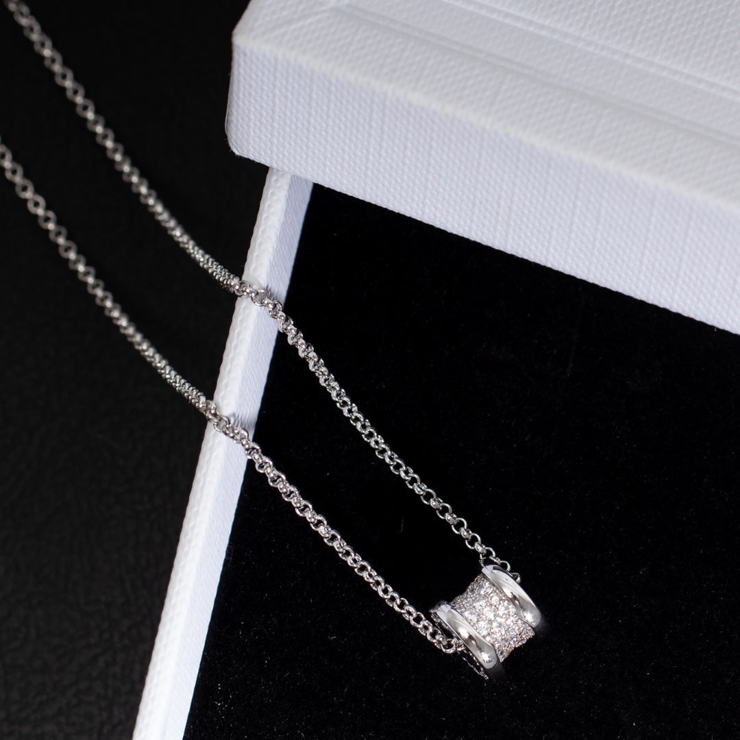 [Resenly Jewelry]ZERO 1 SILVER DIAMOND NECKLACE