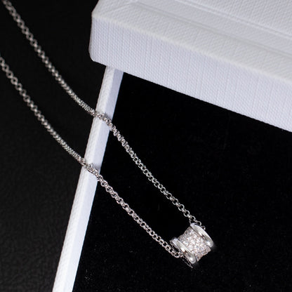 [Resenly Jewelry]ZERO 1 SILVER DIAMOND NECKLACE