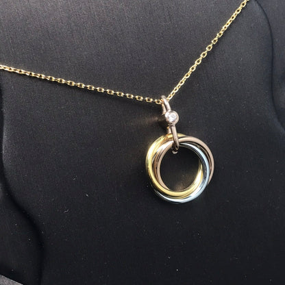 [Resenly Jewelry]TRINITY  NECKLACE 1 DIAMOND