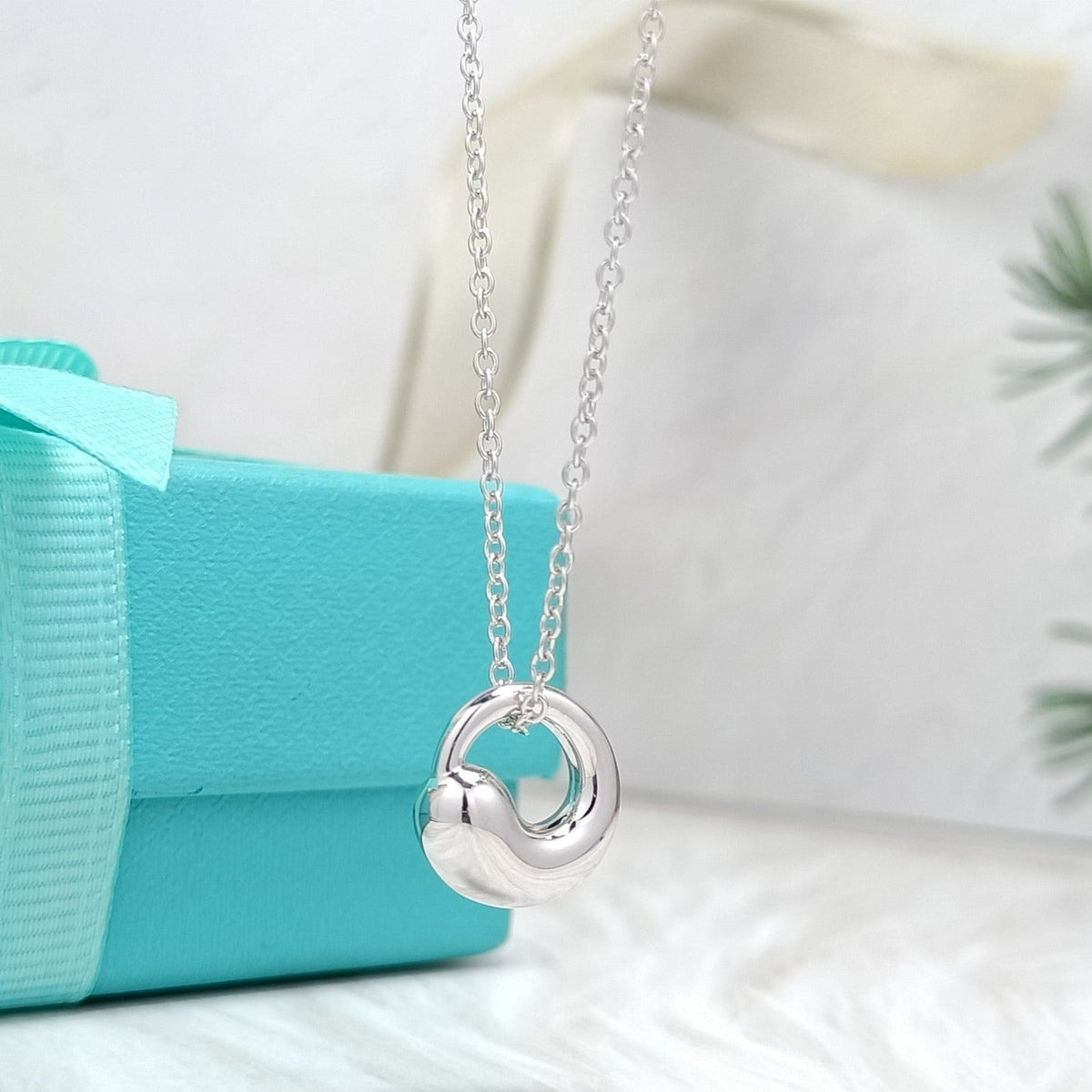 [Resenly Jewelry]SNAIL PEDANT SILVER NECKLACE