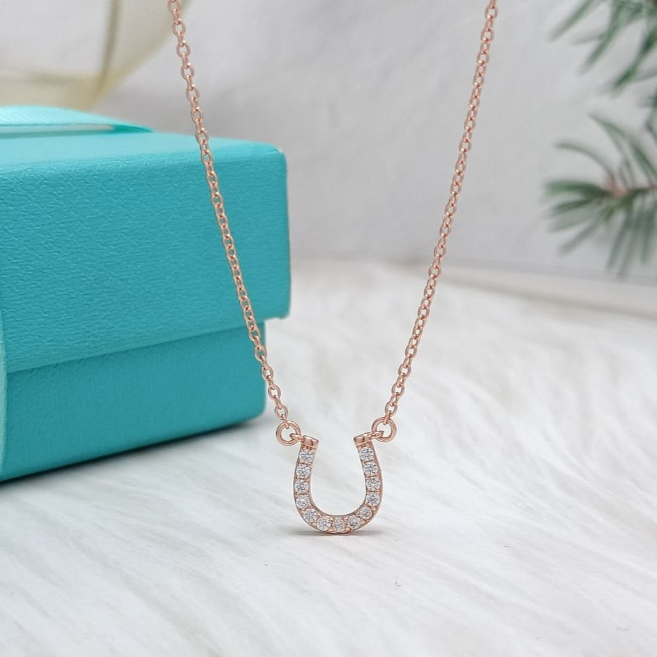 [Resenly Jewelry]U DIAMONDS PEDANT NECKLACE