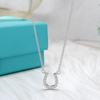 [Resenly Jewelry]U DIAMONDS PEDANT NECKLACE