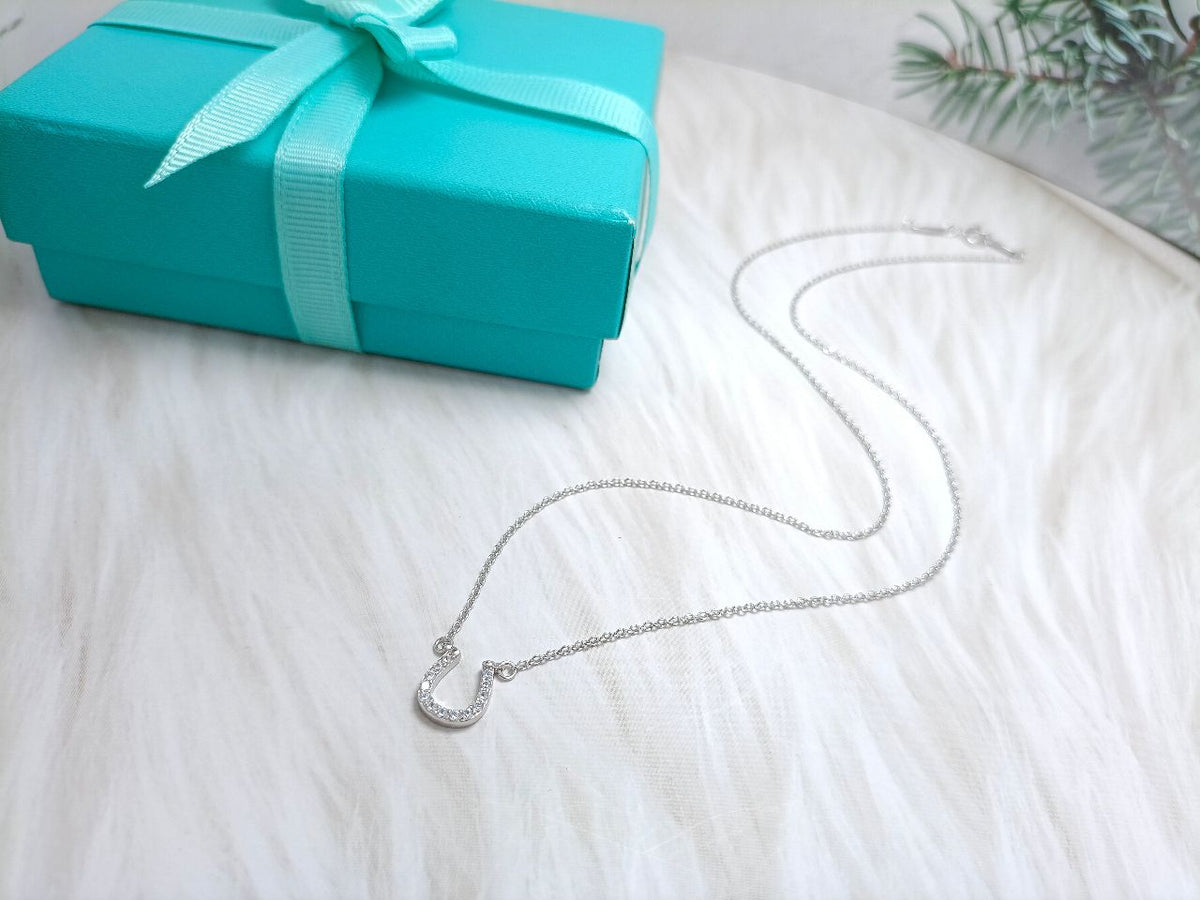 [Resenly Jewelry]U DIAMONDS PEDANT NECKLACE