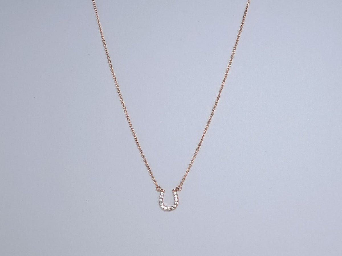 [Resenly Jewelry]U DIAMONDS PEDANT NECKLACE