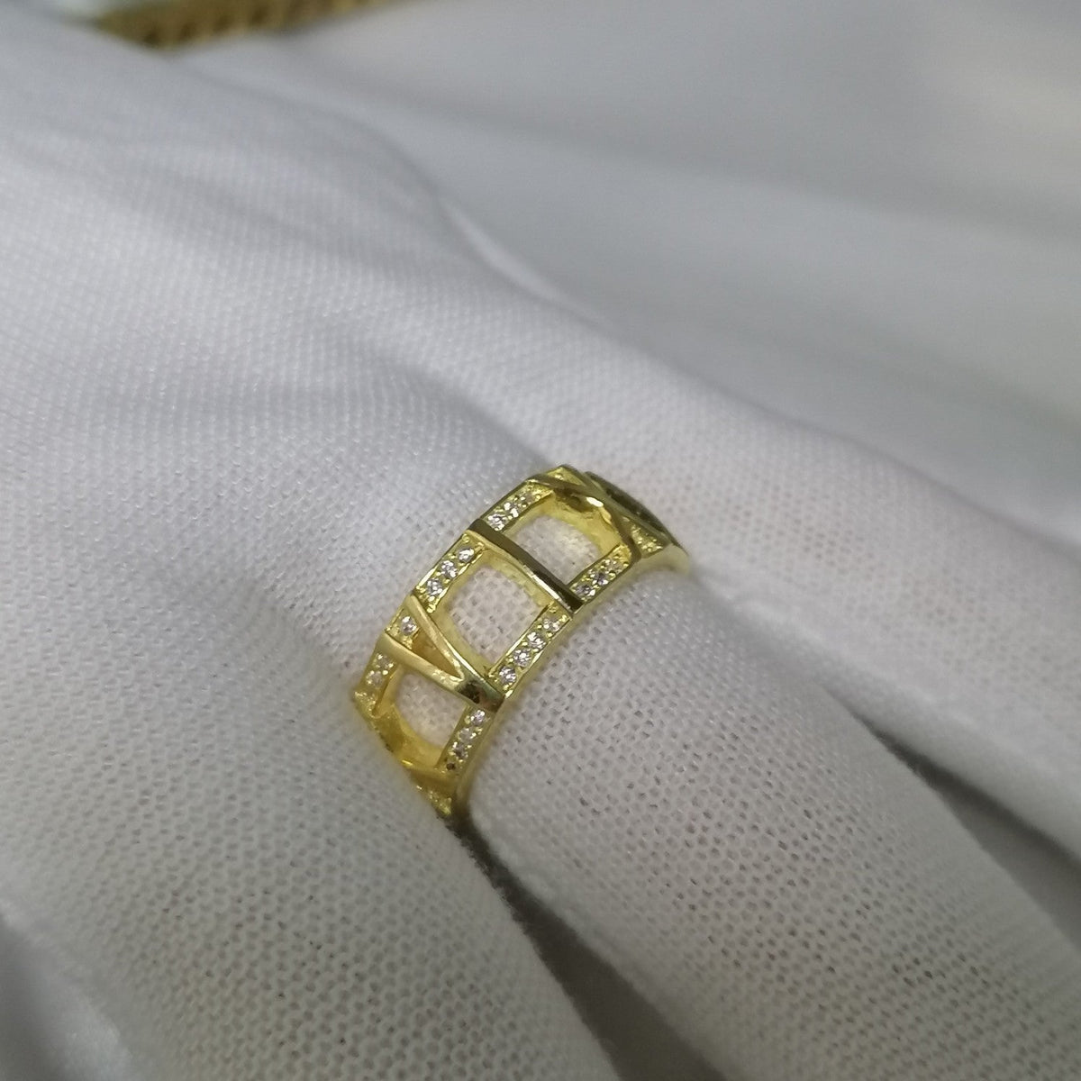[Resenly Jewelry]ATLAS LARGE OPEN DIAMOND RING