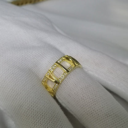 [Resenly Jewelry]ATLAS LARGE OPEN DIAMOND RING