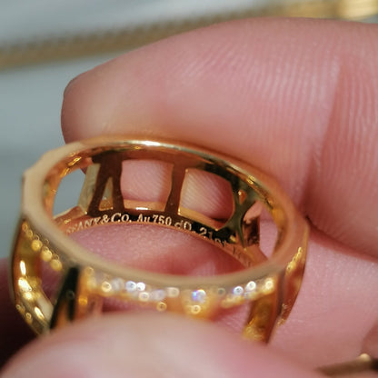 [Resenly Jewelry]ATLAS LARGE OPEN DIAMOND RING