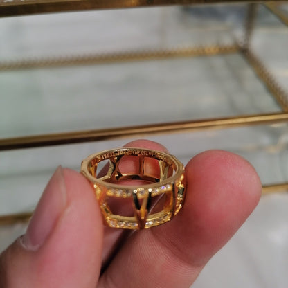 [Resenly Jewelry]ATLAS LARGE OPEN DIAMOND RING