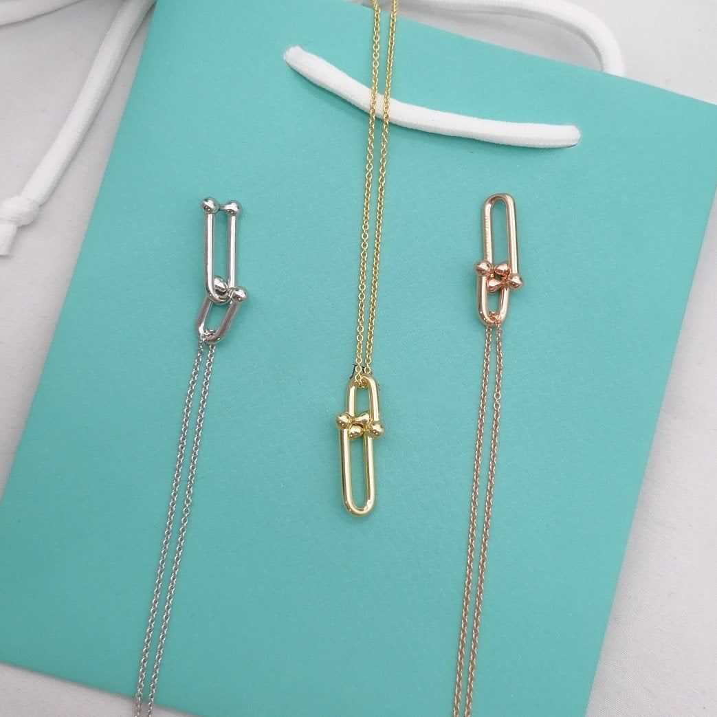 [Resenly Jewelry]HARDWEAR GOLD DROP PEDANT NECKLACE