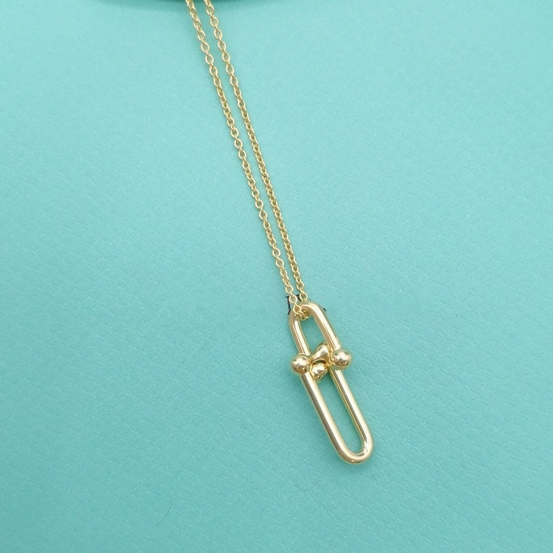 [Resenly Jewelry]HARDWEAR GOLD DROP PEDANT NECKLACE