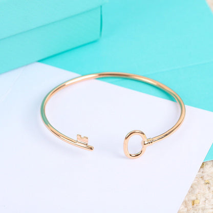 [Resenly Jewelry]KEY WIRE OVAL BRACELET
