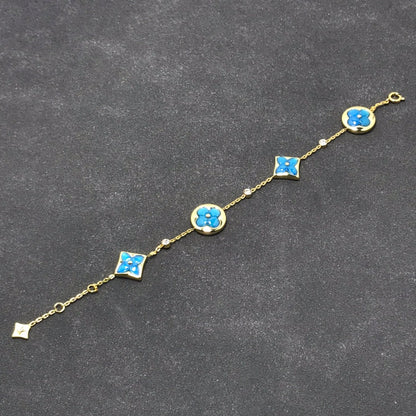 [Resenly Jewelry]STAR AND SUN TURQUOISE 4 MOTIFS 3 DIAMONDS