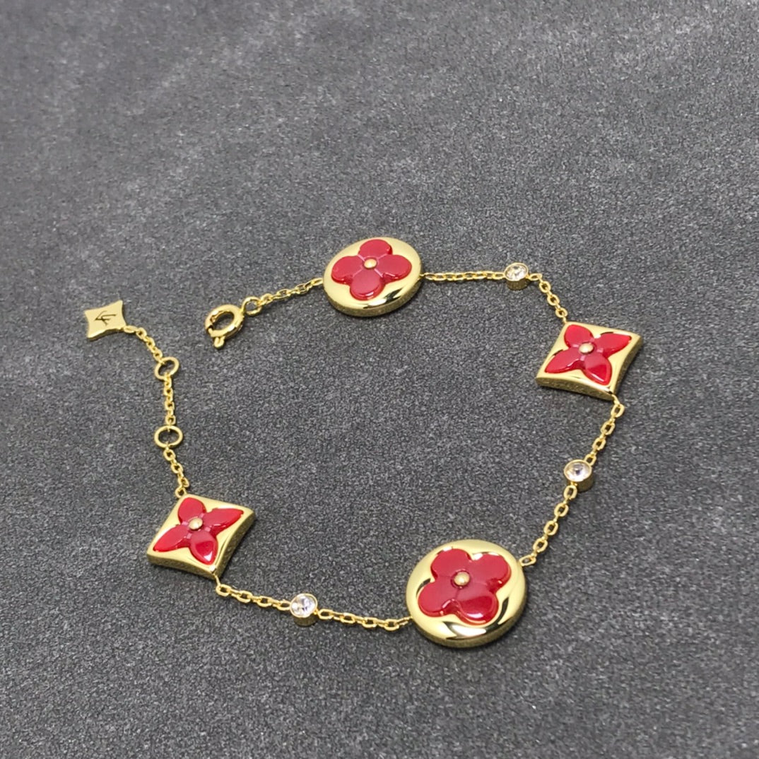 [Resenly Jewelry]STAR AND SUN CARNELIAN 4 MOTIFS 3 DIAMONDS