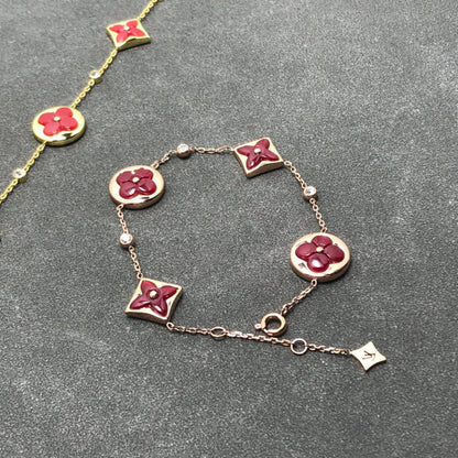 [Resenly Jewelry]STAR AND SUN CARNELIAN 4 MOTIFS 3 DIAMONDS